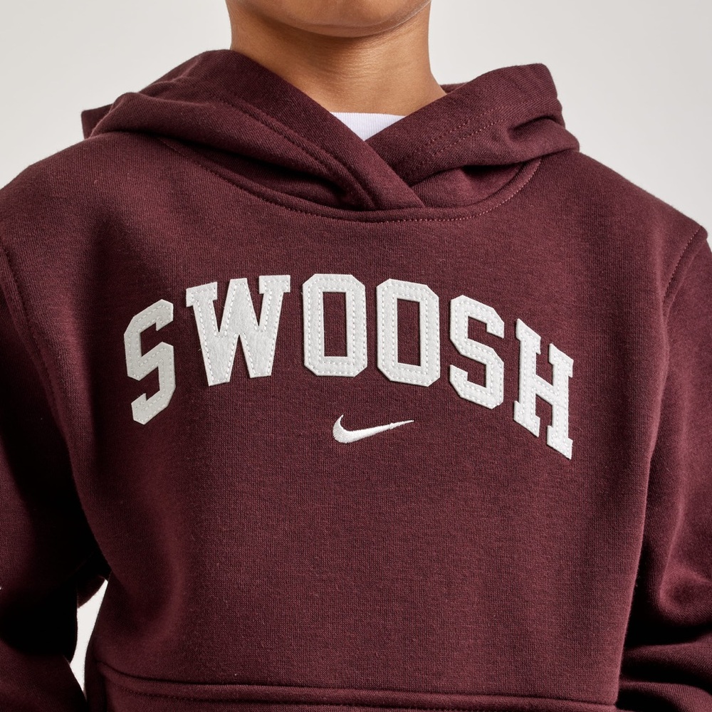 Nike Kids Burgundy Hoodie
